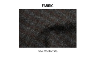 Single Check Wool Long Coat