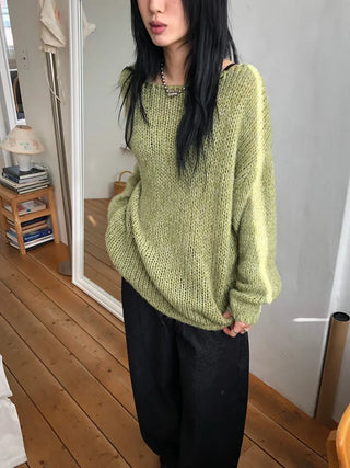 Check wool non-faded wide jeans