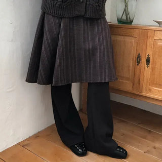 Poing Asymmetrical Midi Skirt