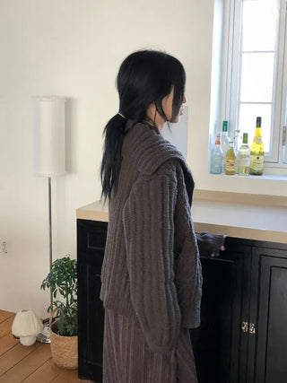 Poing Asymmetrical Midi Skirt