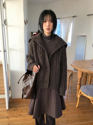 Poing Asymmetrical Midi Skirt