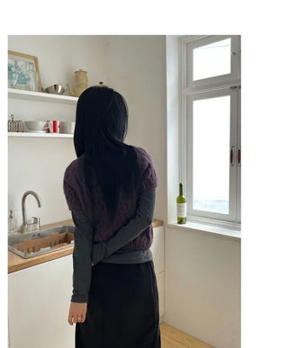 Fluffy Boucle Short Jacket