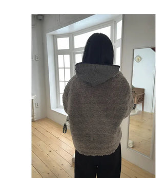 Fluffy Boucle Short Jacket