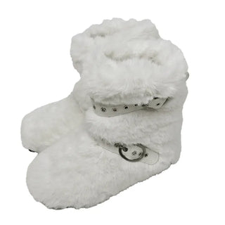 Bear Fur Mid-calf Boots