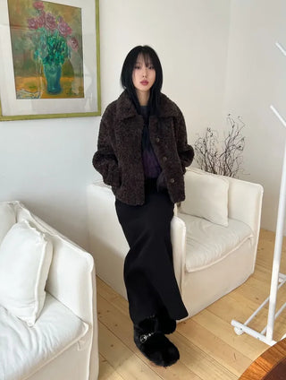 Bear Fur Mid-calf Boots