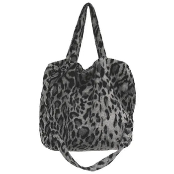 Leopard Fur Crossbody Bag
