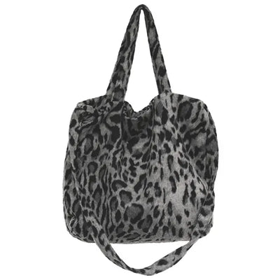 Leopard Fur Crossbody Bag