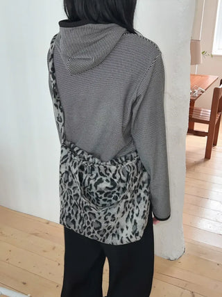 Leopard Fur Crossbody Bag