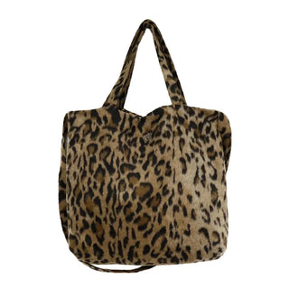Leopard Fur Crossbody Bag