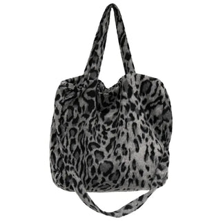 Leopard Fur Crossbody Bag