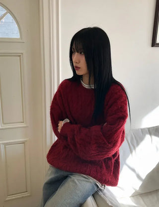 Eble Angora Round Knit