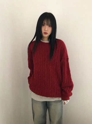 Eble Angora Round Knit