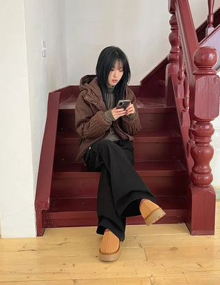 Mohair Knit Long Sleeve