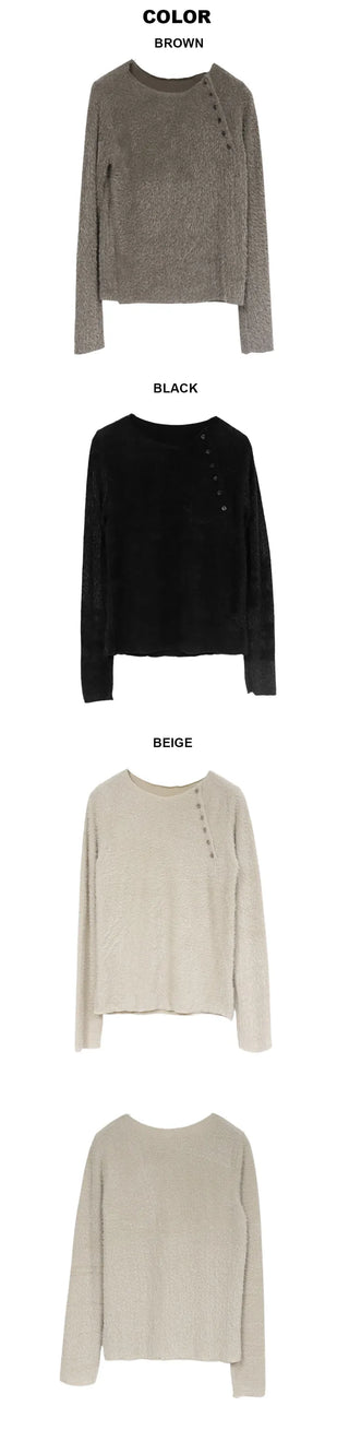 Mohair Knit Long Sleeve