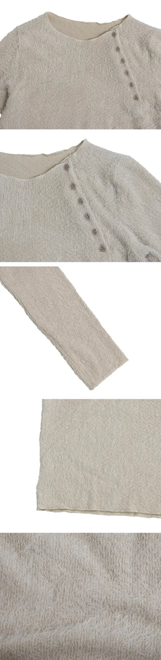 Mohair Knit Long Sleeve