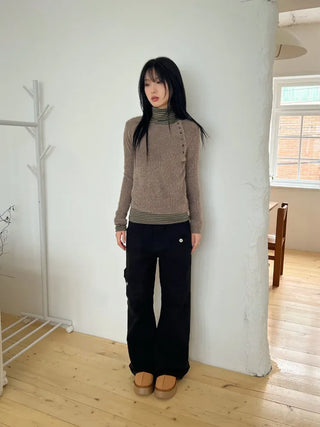 Mohair Knit Long Sleeve