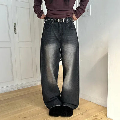 Melt Daily Washed Wide Jeans