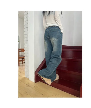 Melt Daily Washed Wide Jeans