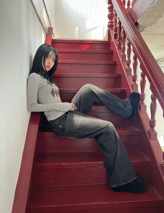 Melt Daily Washed Wide Jeans
