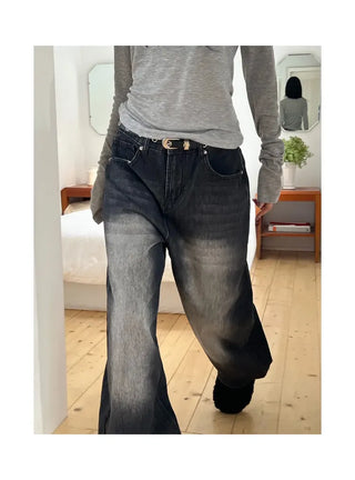 Melt Daily Washed Wide Jeans