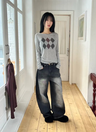 Melt Daily Washed Wide Jeans