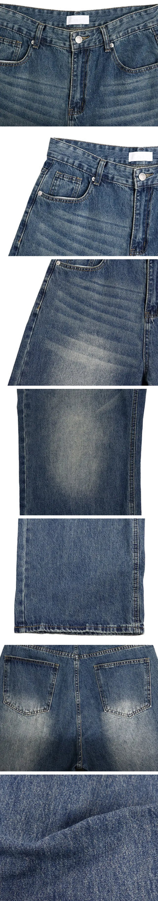 Melt Daily Washed Wide Jeans