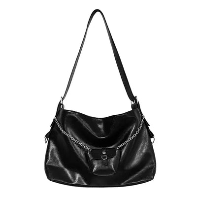 Big chain shoulder bag