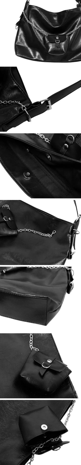 Big chain shoulder bag