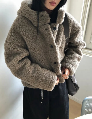 Vito Hooded Boucle Jacket