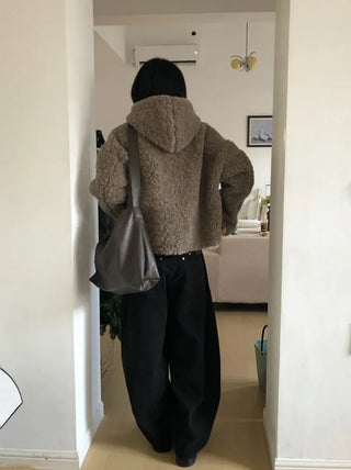 Vito Hooded Boucle Jacket