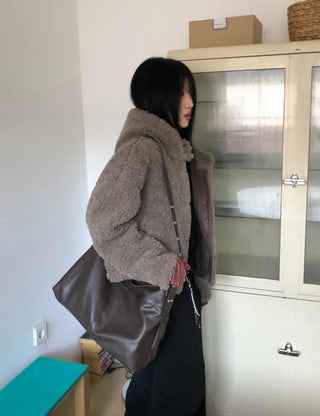 Vito Hooded Boucle Jacket