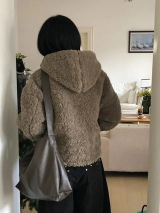 Vito Hooded Boucle Jacket