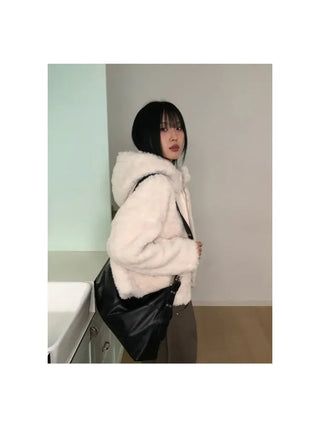 Vito Hooded Boucle Jacket