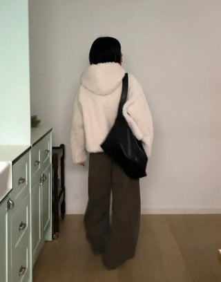 Vito Hooded Boucle Jacket