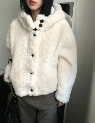 Vito Hooded Boucle Jacket