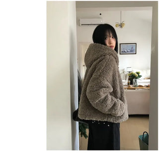 Vito Hooded Boucle Jacket