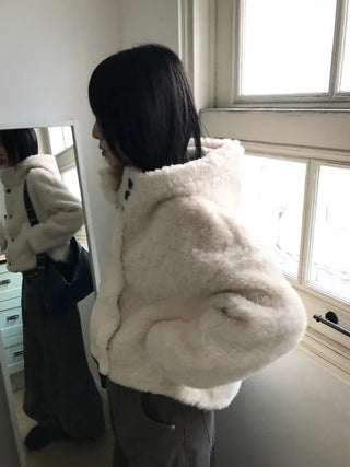 Vito Hooded Boucle Jacket
