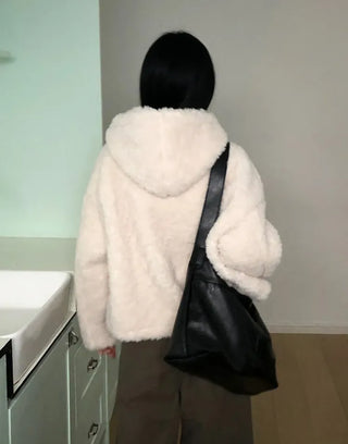 Vito Hooded Boucle Jacket