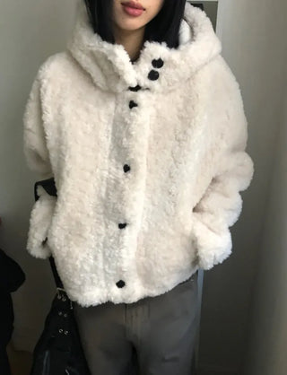Vito Hooded Boucle Jacket