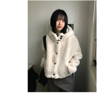 Vito Hooded Boucle Jacket