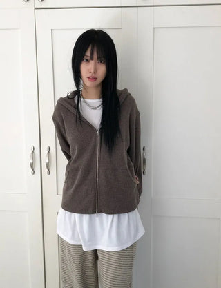 Hoji Two-Way Zip-Up Hoodie