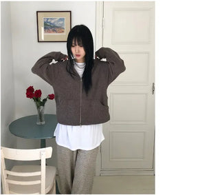 Hoji Two-Way Zip-Up Hoodie