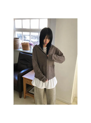 Hoji Two-Way Zip-Up Hoodie