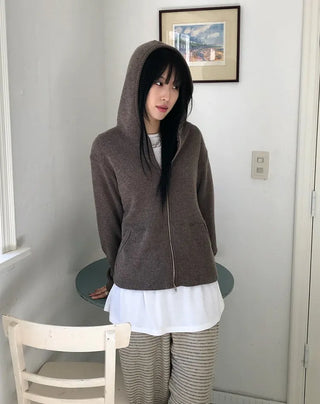 Hoji Two-Way Zip-Up Hoodie