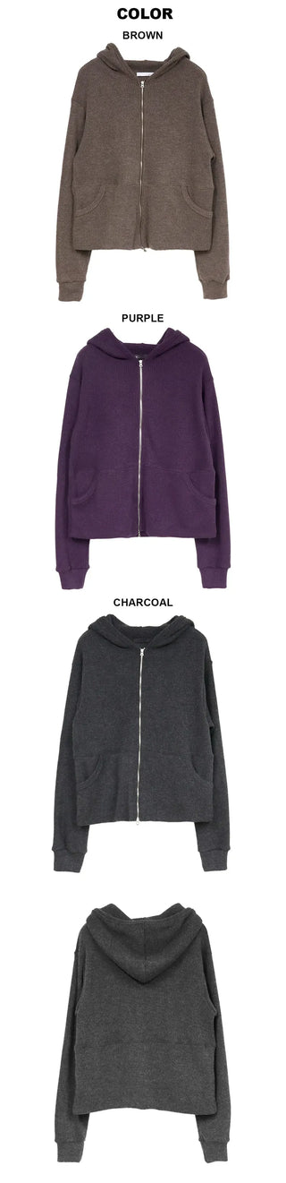 Hoji Two-Way Zip-Up Hoodie