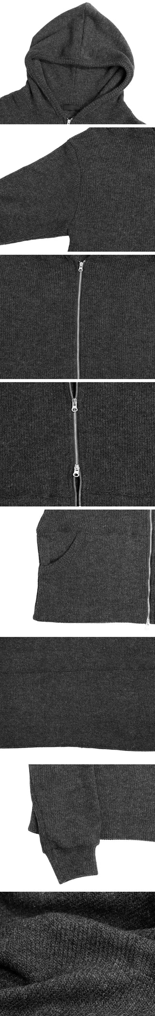 Hoji Two-Way Zip-Up Hoodie