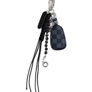 Checker pocket keyring