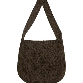 Twist Knitting Two-Way Bag