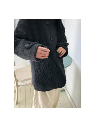 Twist Knitting Two-Way Bag