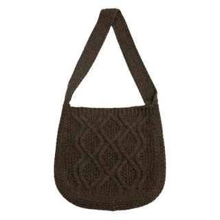 Twist Knitting Two-Way Bag